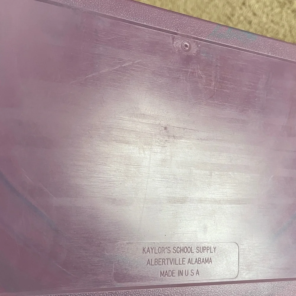 Vintage Purple Pencil Box‎